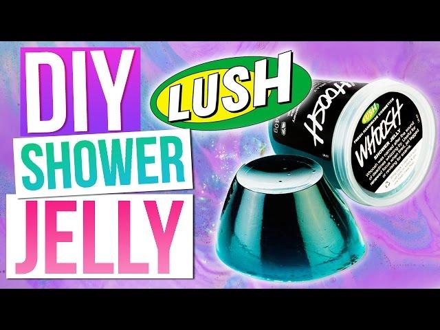 DIY LUSH SHOWER JELLY + Demo! SUPER EASY AND INEXPENSIVE