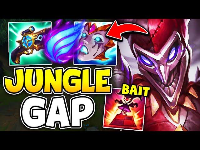 HOW TO JUNGLE GAP WITH FULL AP SHACO!!