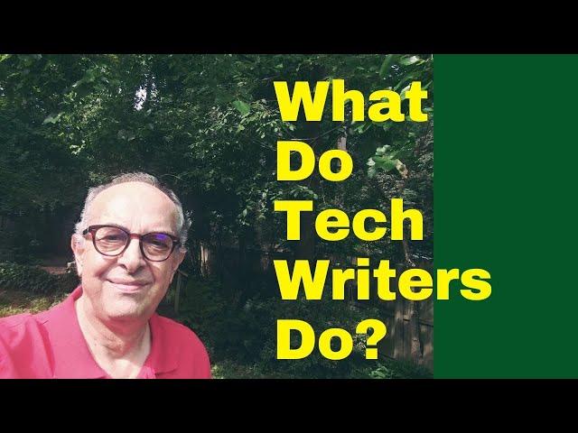 What do technical writers exactly do?