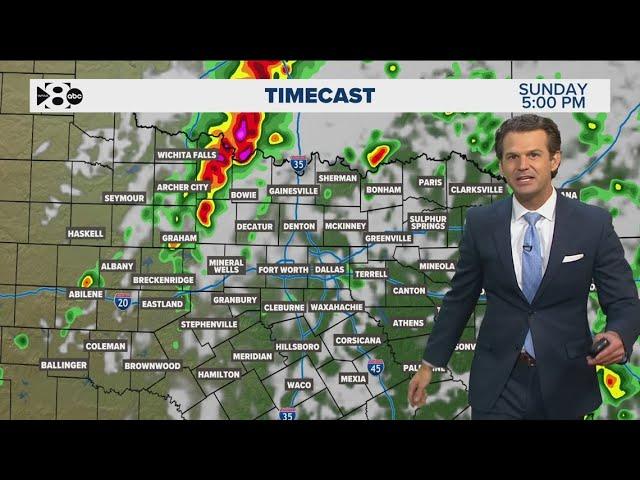 DFW Weather: Weekend rain chances and more storms to start next week