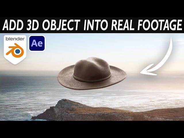 How to ADD 3D VFX to ANY SHOT! - Blender & After Effects Tutorial