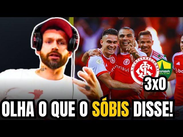 EITA! OLHA O QUE ELE DISSE! RAFAEL SÓBIS fala sobre VITÓRIA do INTER, Alan e + |  Inter 3x0 Cuiabá