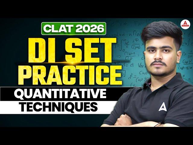CLAT 2026 Quantitative Techniques | Data Interpretation (DI) Set Practice for CLAT Preparation