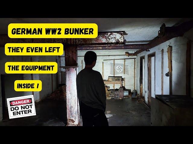 German WW2 underground bunker explore. This place is UNREAL. Largest we found !