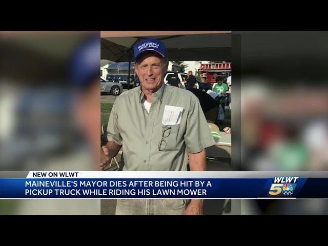 Maineville's mayor dies after being hit by a pickup truck while riding his lawn mower