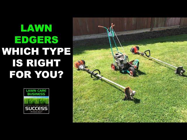 Lawn Edgers Explained! What's the best lawn edger for a lawn care business?