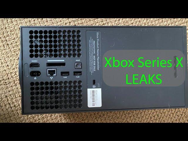 Xbox Series X Hardware Leaks