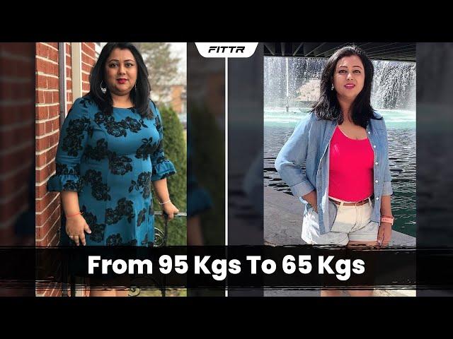 Weight Loss Alert - From 95 Kgs To 65 Kgs | Fat to Fit | Fittr