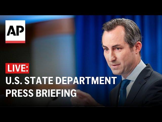 U.S. State Department press briefing: 12/10/24