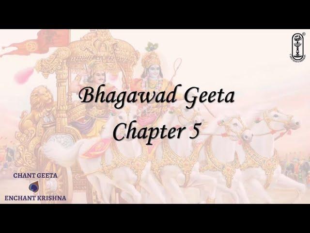 Chinmaya Geeta Chanting Competition 2024 - Bhagawad Geeta Chapter 5