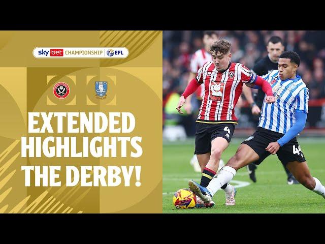 THE DERBY! | Sheffield United v Sheffield Wednesday extended highlights