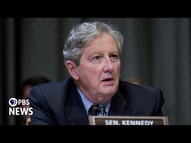 WATCH: Sen. Kennedy makes baseless claim that Arab American witness is 'supporting Hamas'