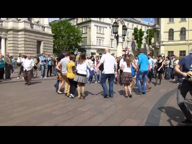 Rueda flash-mob 2014 Lviv, Ukraine