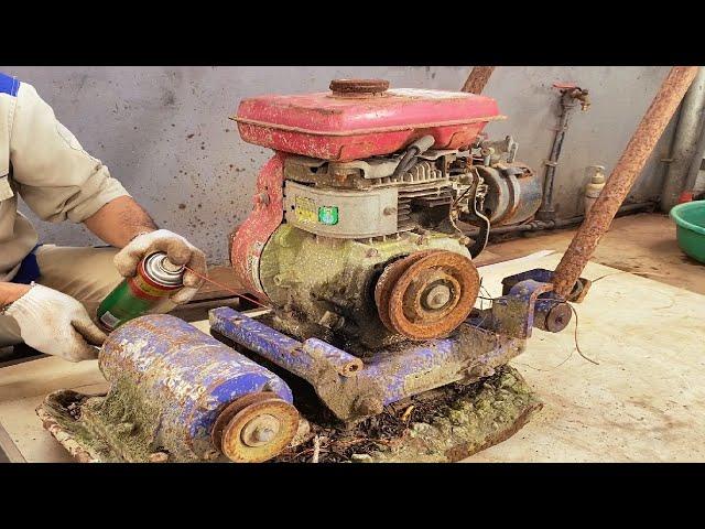 Restoration Antique ROBIN 3.5HP Plate Compactors // Repair Old Japanese ROBIN Table Compactor