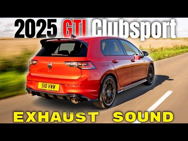 2025 Volkswagen Golf GTI Clubsport Exhaust Sound