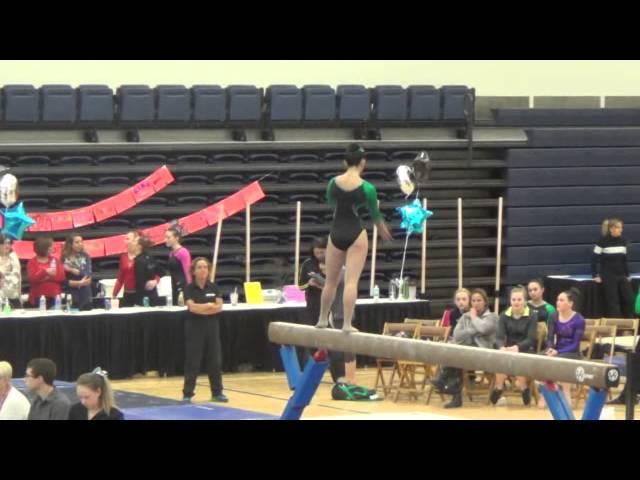 Beam ; Mary Elle Arduino - Niagara Cup Invitational March 8, 2014  Finals 1st place 9.675