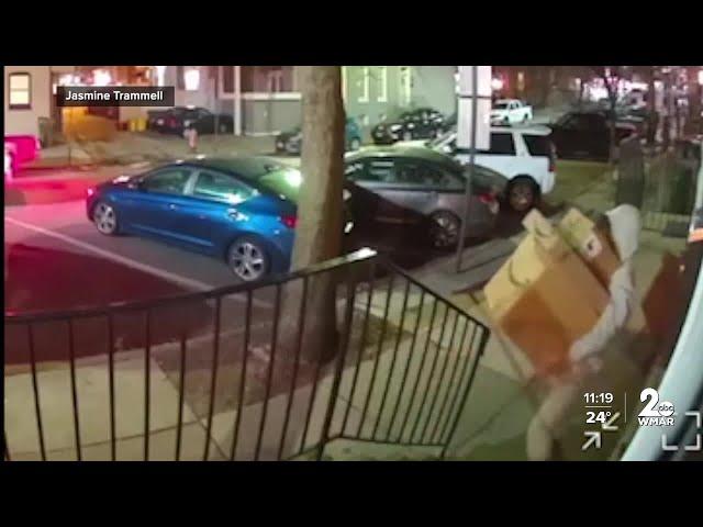 Baltimore neighbors fed up with porch pirates