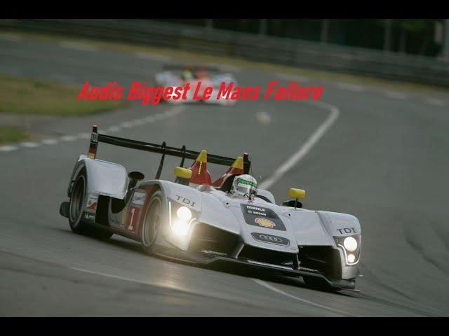 The Car that ended Audis dominance at Le Mans, the history of the Audi R15 TDI