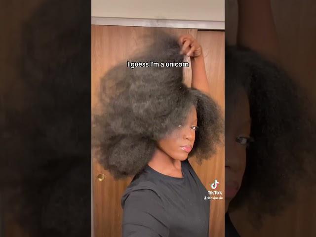 “Most black women do not have long hair”  is CRAZY! #naturalhair #curlyhair #blackhair #growth