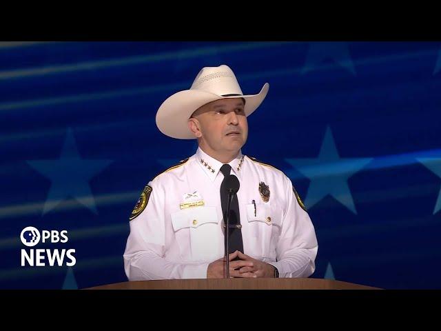 WATCH: Bexar County sheriff speaks at 2024 Democratic National Convention | 2024 DNC Night 3