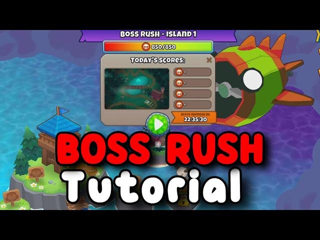 Boss Rush | 116 Boss Pops | Map 1 | BTD6 Tutorial