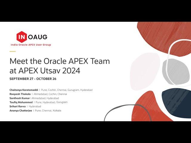 Meet the APEX Product Team at APEX Utsav 2024