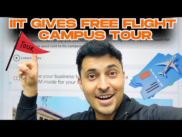 IIT Invites Students Parents For Free Campus Tour #BreakingNews JEE 2025 2026 2027 | Shreyas Sir