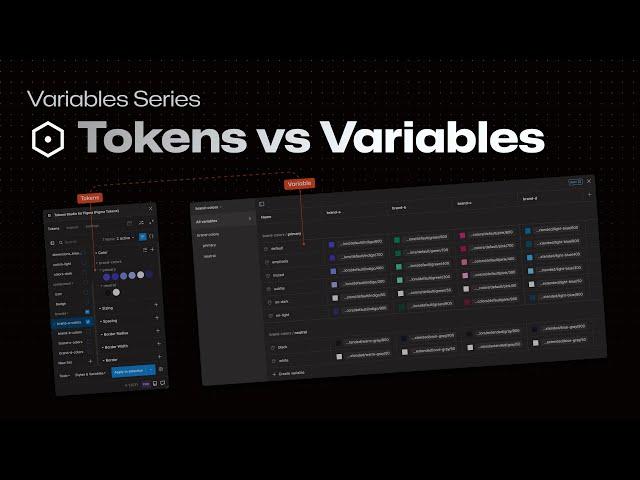 Tokens vs Variables in Tokens Studio for Figma | Variables Series