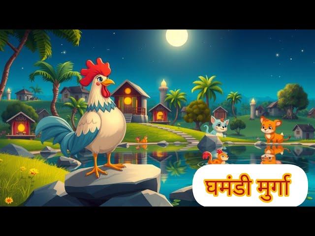 घमंडी मुर्गा/नैतिक्काहनियां/bedtimestoriesforkids/besthindistories/shikshabyakanksha/ ghamandi murga