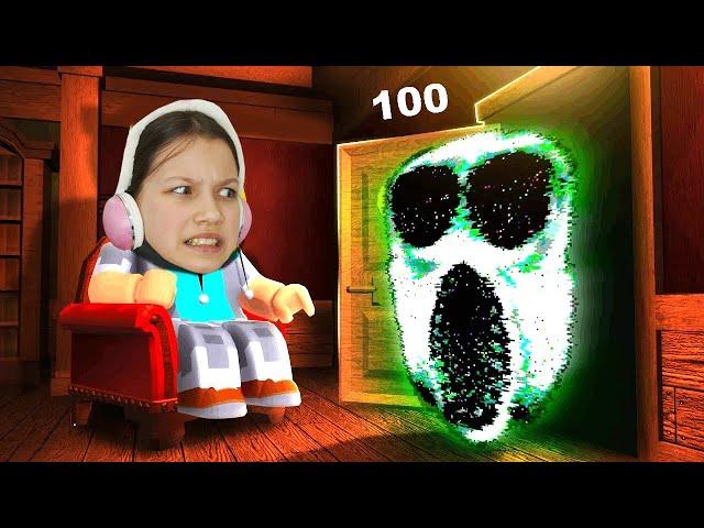 Going through 100 Doors in Roblox / Viki Show Play