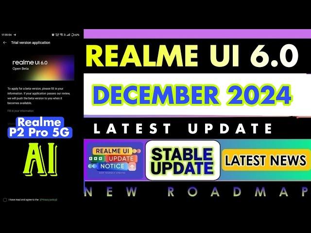 Realme UI 6.0 Latest Update For Realme P2 Pro 5G Indian Users | Realme UI 6.0 New Features with AI