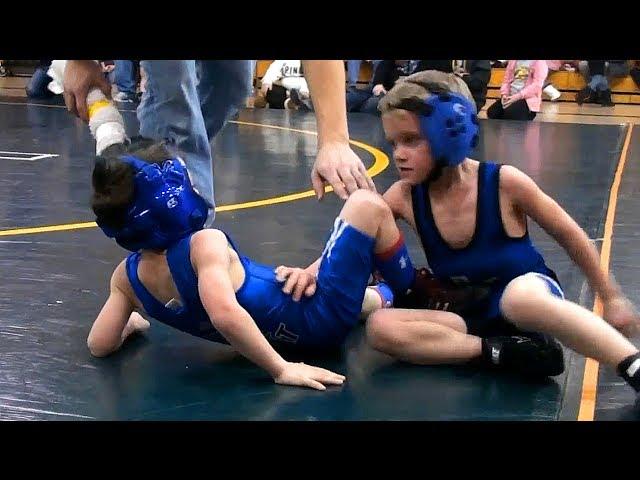 Kids Wrestling K-1 (ages5-7) with commentary from the winner