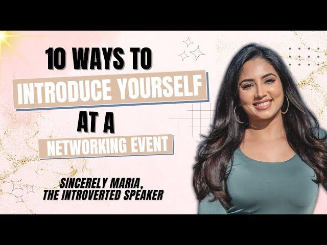 10 Ways to Introduce Yourself at a Networking Event