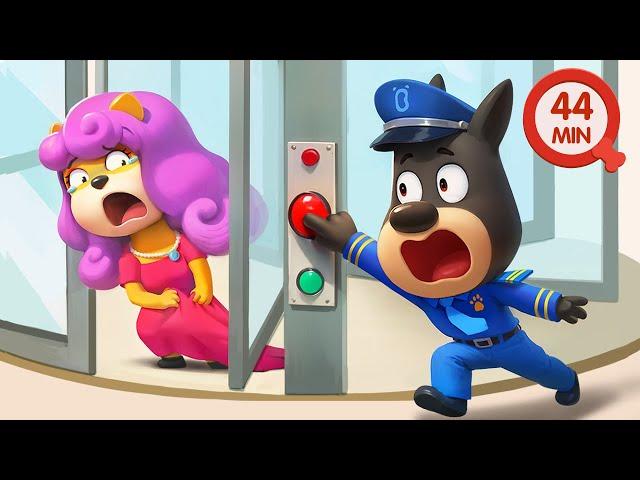 Revolving Door Safety | Kids Safety Tips | Cartoons for Kids | Police Rescue | Sheriff Labrador