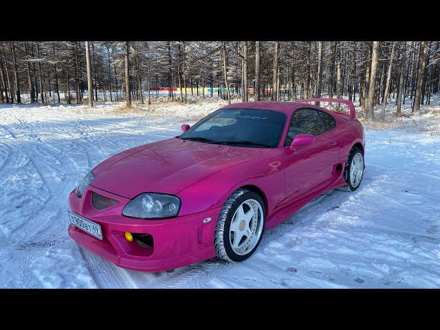 Toyota Supra: приехали в соседнее село на дискотеку )) #Shorts