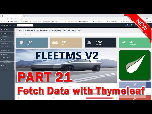 21 - Fetch and Display Data on HTML Using Thymeleaf (Model-Controller-View)