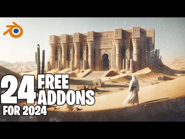 24 free blender addons in 2024