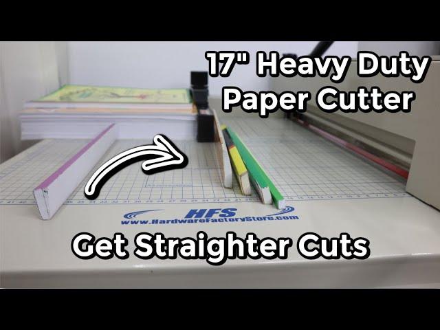 Heavy Duty A3 17'' Guillotine Paper Cutter-|How To Get Straighter Cuts With HFS Paper Cutter