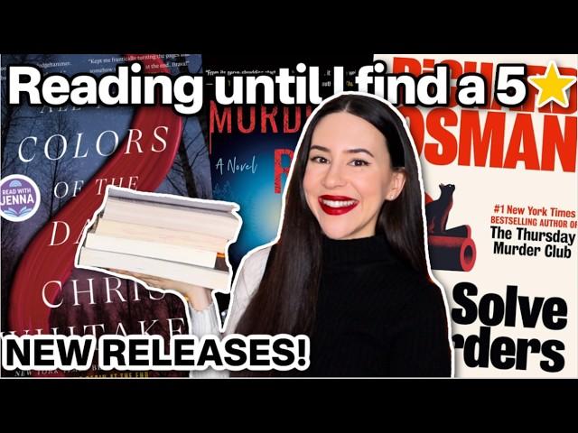 Reading New Mystery Thriller Books Until I Find a 5 Star || Vlog 2024