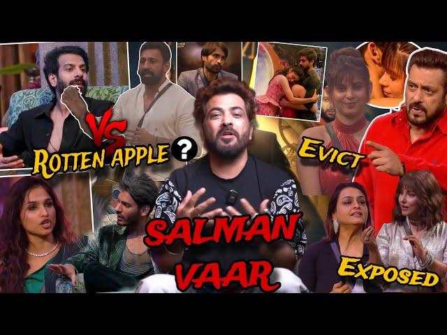 BIGGBOSS18 SALMAN WKD VAAR WHO IS ROTTEN APPLE  VIVIAN DIGVIJAY AVINASH RAJAT VS KARAN ALICE OUT