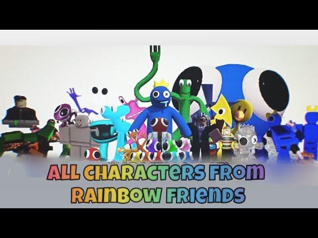 All characters from Rainbow friends 🟠🟡🟢🟣