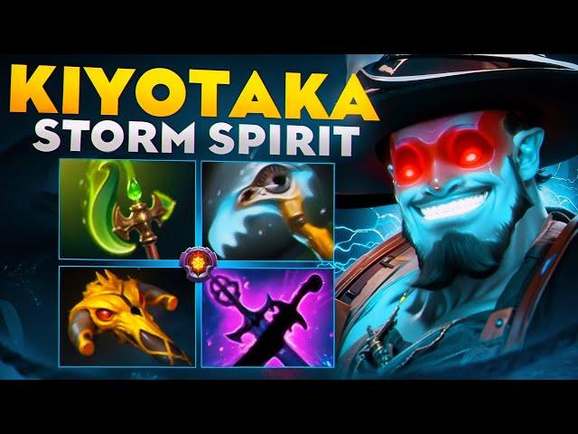 ЭТОТ ШТОРМ ПОБЕЖДАЕТ ДАЖЕ С РУИНЕРАМИ| Kiyotaka Storm Spirit 7.37c