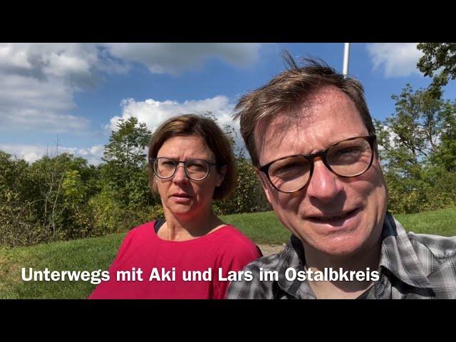 #jewawi - Jetzt wandern wir zur Burgruine Hohenstaufen. Unterwegs mit Aki und Lars im Ostalbkreis.