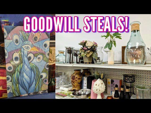 I SCORED SOME STEALS AT GOODWILL! | THRIFT WITH ME & HAUL | THRIFTING IN 2025