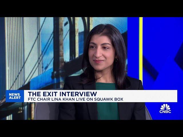 FTC Chair Lina Khan hopes Facebook and Amazon won't get a 'sweetheart deal' from Trump 2.0