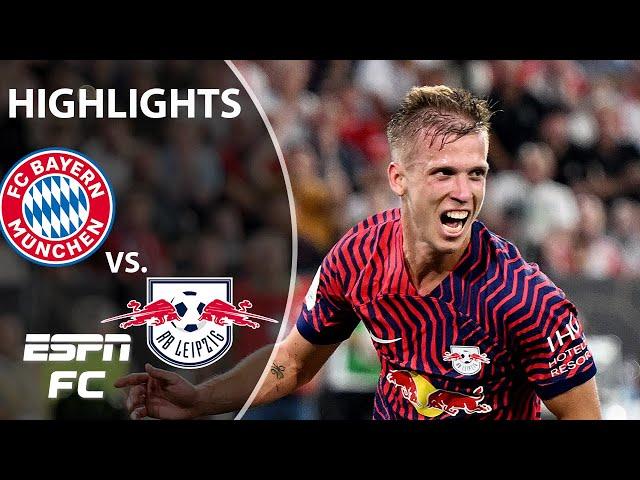 Dani Olmo hat trick hero RB Leipzig defeat Bayern Munich in German Super Cup [HIGHLIGHTS] | ESPN FC