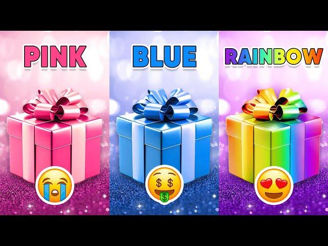 Choose Your Gift...! Pink, Blue or Rainbow  How Lucky Are You?  Quiz Shiba