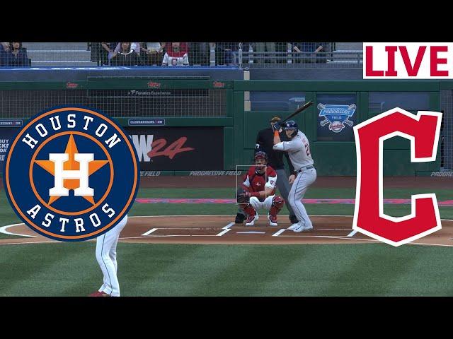 LIVE MLB Houston Astros VS Cleveland Guardians / September 28 / /MLB THE SHOW 2024