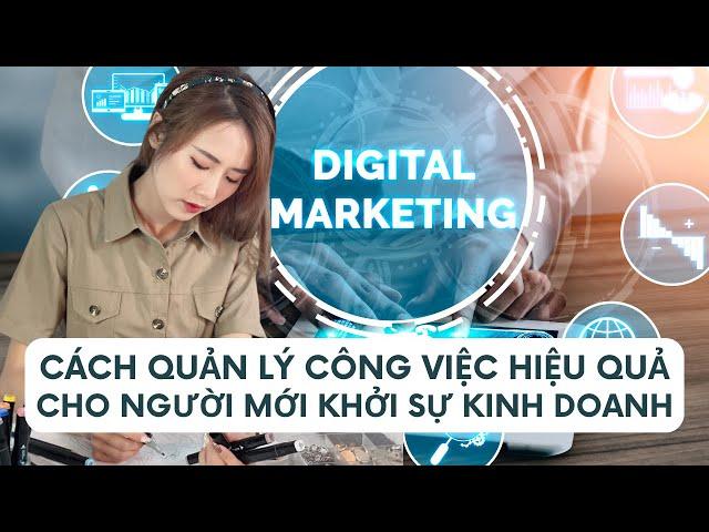 Hướng dẫn cách quản lý công việc Marketing hiệu quả cho người mới bắt đầu kinh doanh| From Sue