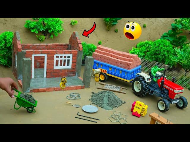 diy mini tractor making cute little house construction science project | rc tractors. @topminigear